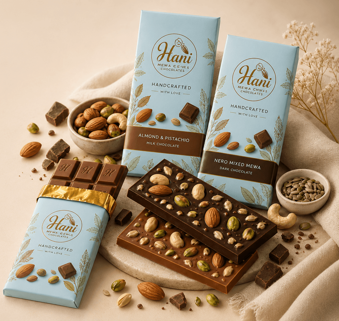 Hani Mewa Chocolates handcrafted chocolate bars