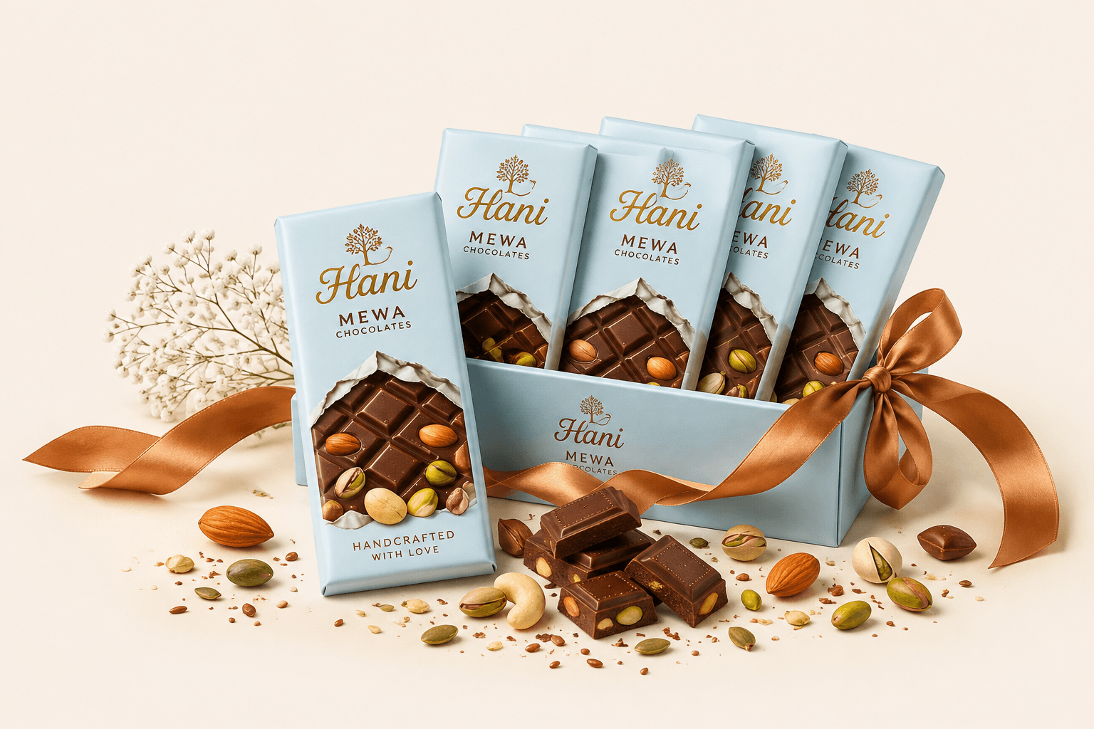 MEWA handcrafted chocolate gift box